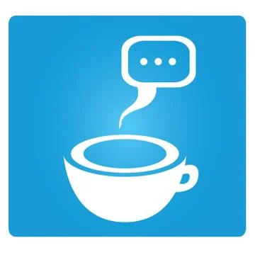 Coffee time, talk time Stock Illustration
