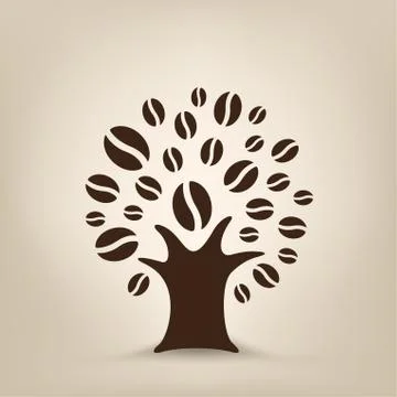 Coffee tree Stock Illustration