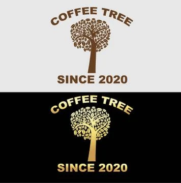 Coffee tree 스톡 일러스트