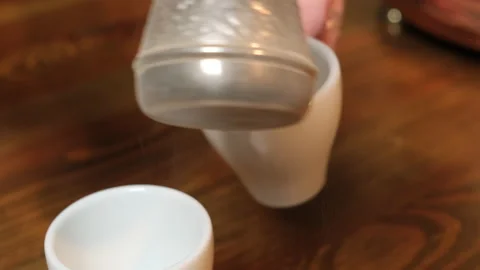 Coffee in turki pour into cups Stock Footage 158178047