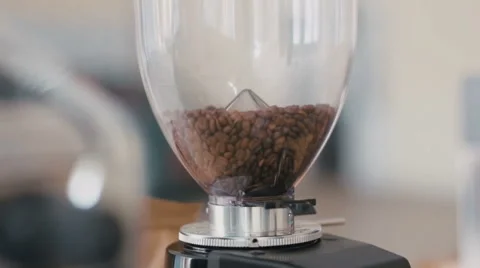 Coffee for Two - Making Coffee. Morning coffee machine making coffee for two Stock Footage 65957305