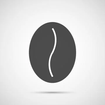 Coffee vector design. Bean icon Stock Illustration