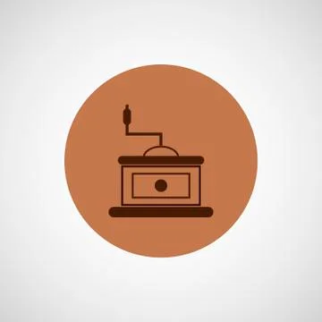 Coffee vector design.  Coffeemill icon Illustrazione stock