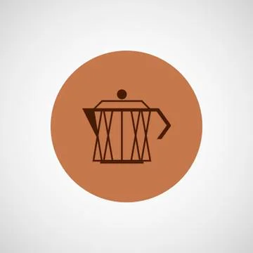 Coffee vector design. coffeepot icon Stock Illustration
