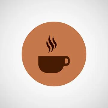 Coffee vector design. Cup of coffee icon Illustrazione stock