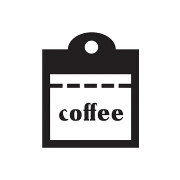 Coffee vector icon Stock Illustration
