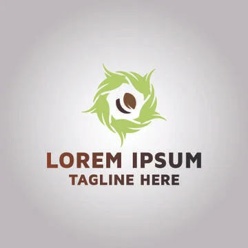 Coffee vector logo design idea and inspiration Stock Illustration