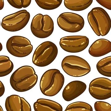 Coffee vector pattern Stock Illustration