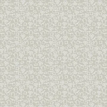 Coffee vector seamless pattern background Illustrazione stock