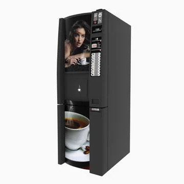 Coffee Vending Machine 3D Model