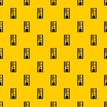 Coffee vending machine pattern vector イラスト素材