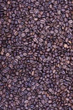 Coffee vertical background closeup Stock Photos