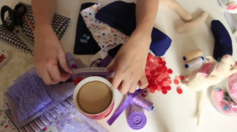 Coffee while working Stock Footage 50355304