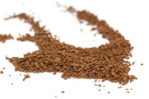 Coffee on a white background. macro Stock Photos