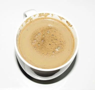 Coffee on a white background 스톡 사진