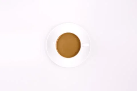 Coffee on white background Stock Photos