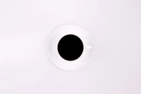 Coffee on white background Stock Photos