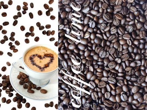 Coffee in a white mug Stock Illustration