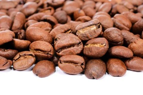 Coffee on white Stock Photos