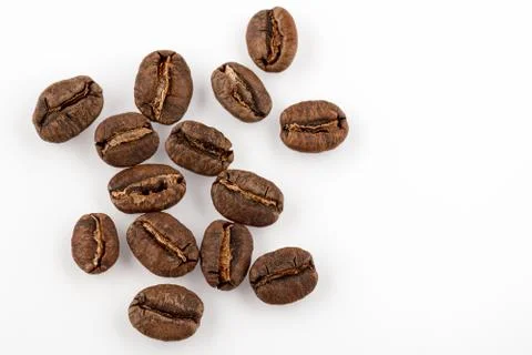 Coffee on white. Stock Photos