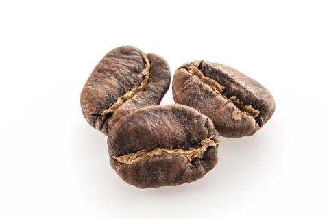 Coffee on white. Stock Photos