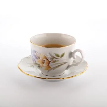 Coffee on white. Stock Photos