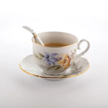 Coffee on white. Stock Photos