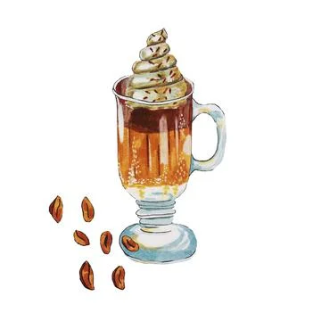 Coffee,cappuccino, latte Stock Illustration
