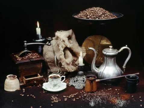 Coffee.coffee set of objects Stock Photos