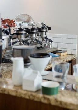 Coffeemaker In Coffeeshop 写真素材