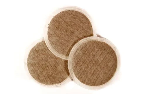 Coffeepads in a triangular shape 스톡 사진