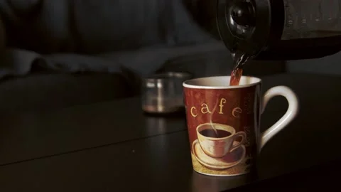 CoffeePouringWithSteam Video stock 138477723