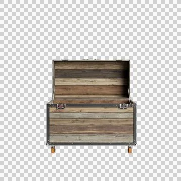 Coffer 650 open 2 up 1 Illustrazione stock