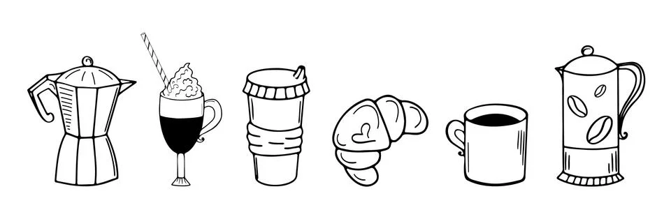 Coffeset Stock Illustration
