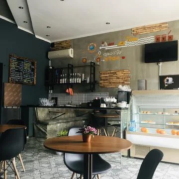 Coffeshop Foto stock