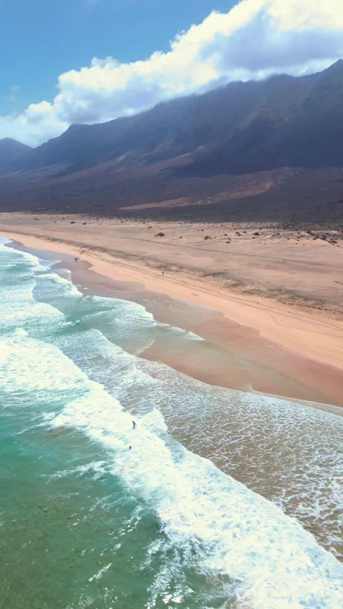 Coffete Beach / Mountain Stock Footage 277331012