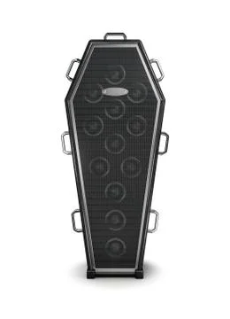 Coffin amplifier 스톡 일러스트