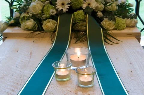 Coffin in crematory Stock Photos