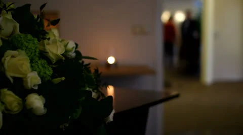 Coffin funeral Stock Footage 35560723