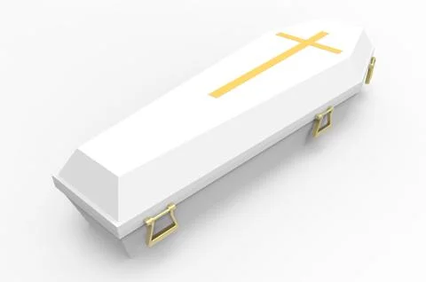 Coffin Stock Illustration