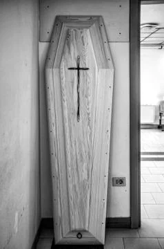 Coffin lid Stock-Fotos