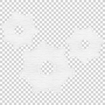 Cog gears against white background Stock Illustration