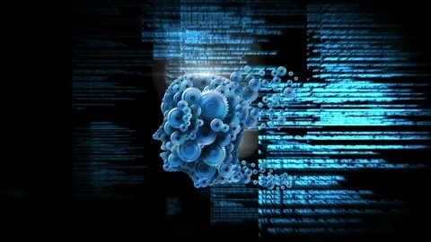 Cog head with code technology interface Video stock 98072194