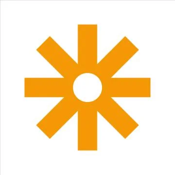 Cog icon. flat illustration of cog vector icon for web Stock Illustration