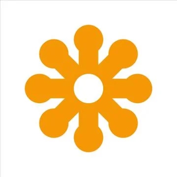 Cog icon. flat illustration of cog vector icon for web Stock Illustration