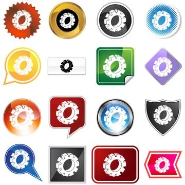 Cog icon Stock Illustration