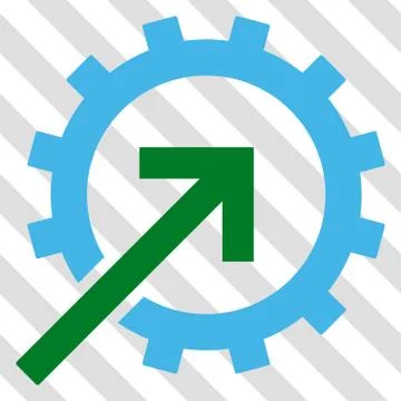 Cog Integration Vector Icon Stock-Illustration