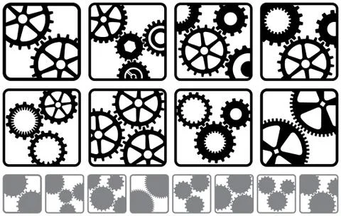 Cog logos Stock Illustration