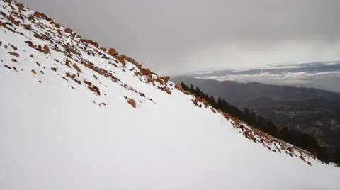 Cog Railway at Pike's Peak Stock Footage 25240356