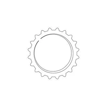 Cog Settings. flat vector icon 스톡 일러스트